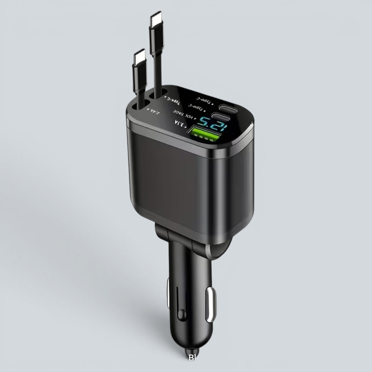 ChargeFlow™ Retractable Car Charger